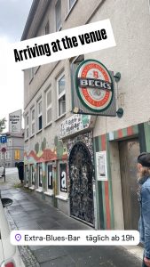 Eingang der Extra Blues Bar Bielefeld