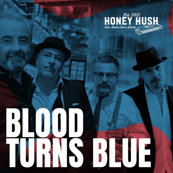 Cover Album Blood turns blue by Honey Hush